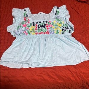 Plus Size Babydoll Top 3X